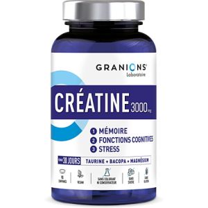 Créatine 3000 mg 180 gélules