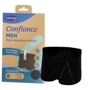 Men Boxer Absorbant Lavable