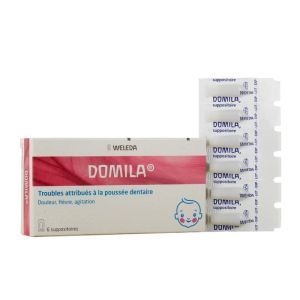 Domila Suppositoires Poussée Dentaire x6