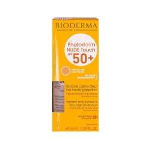 Photoderm Nude Touch SPF50+ Bioderma teinte claire x 40 ml