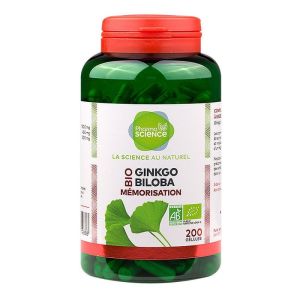 Ginkgo biloba bio 200 gélules