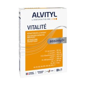 Assimyl+ Vitalité – Énergie et réduction de la fatigue – 30 comprimés
