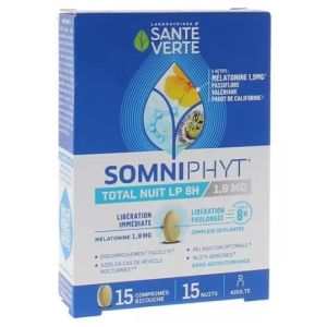 Somniphyt Total Nuit LP 1,9mg 15 comprimés