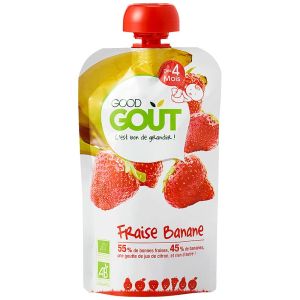 Good Goût Gourde Fraise Banane 120g