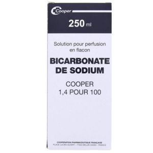 Bicarbonate de sodium 1,4% 250ml