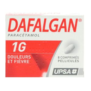 Dafalgan 1g 8 comprimés pelliculés