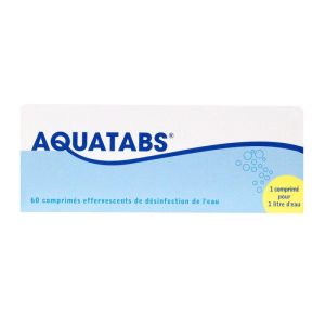 Aquatabs 60 comprimés effervescents