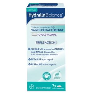 Hydralinbalance Ovules Vaginales à Usage Unique x7