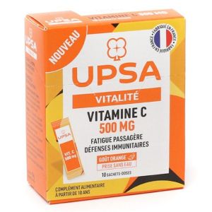 Vitalité vitamine C 500mg - 10 sachet-dose