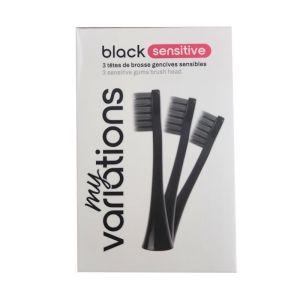 Tête de Brosse Gencives Sensibles noires x3