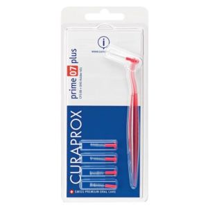 Prime 07 Plus Brosses à Dents Fines Mancge Rouge 5 pièces