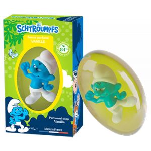 Les Schtroumpfs - Savon Solide Parfum Vanille - 80g