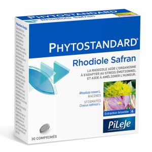 Phytostandard Rhodiole & Safran 30 comprimés