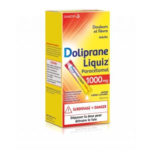 Doliprane Liquiz 1000mg - 8 sachets