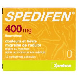 Spedifen 400mg 12 comprimés pelliculés