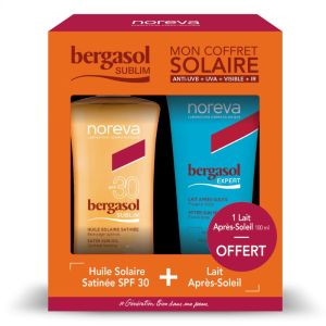Bergasol sublim - Huile solaire satinee SPF30 125 ml + Lait après solaire 100 ml