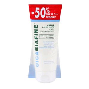 Crème anti-fendillements pour pieds secs 2x100ml