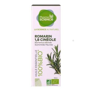 Huile essentielle de romarin 1,8 cinéole 10mL