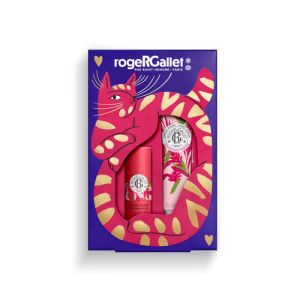 Coffret Noël Gingembre Rouge Baume Lèvres + Crème Mains