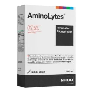 AminoLytes Hydratation Pêche 14 sticks