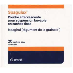 Spagulax Poudre effervescente pour solution buvable 20 sachets