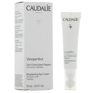 VINOPERFECT Soin Eclaircissant Regard 15ml - Anti Cernes, Contour des Yeux - Toutes Peaux