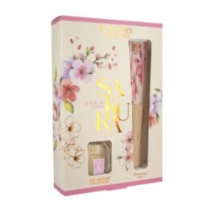 Coffret Eau fraîche Fleur de Sakura 50 ml + éventail