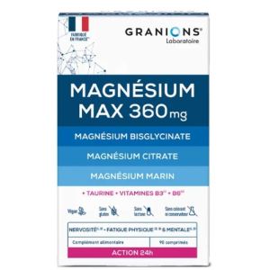 Magnésium Max 360mg 90comprimés