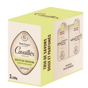 Savon Surgras Verveine Lot de 3 x 200 g