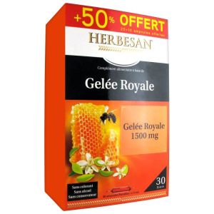 Gelée royale 1500 mg - 30 ampoules
