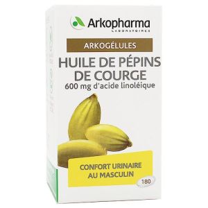 Arkogélules - Huile de Pépins de Courge - 180 capsules