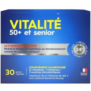 Vitalité 50+ et Sénior 30 gélules