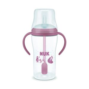 Tasse d'apprentissage paille Perfect Match 260ml - Rose 8m+