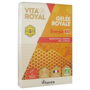 Vita'Royal Gelée Royale Énergie Bio - 10 Ampoules