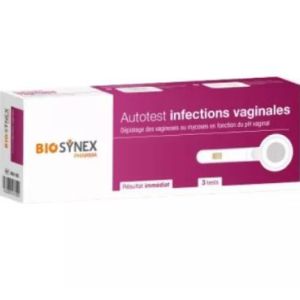 Test infections vaginales boite de 3 tests