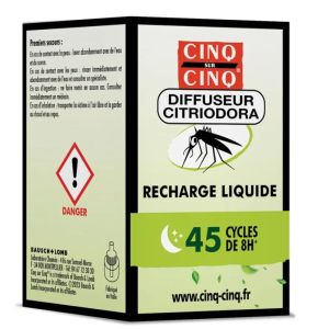 Citriodora Recharge Liquide Diffuseur Anti-Moustiques
