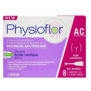Physioflor AC gel vaginal 8 unidoses