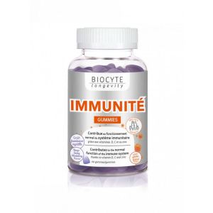 Biocyte Immunite 60 gummies (Date de péremption 30 juin 2023)