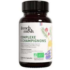 Complexe 5 Champignons Bio 56 gélules