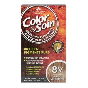 Color & Soin coloration permanente - 8V blond veneziano