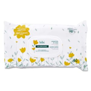 Bébé Lingettes nettoyantes à l'eau - x60