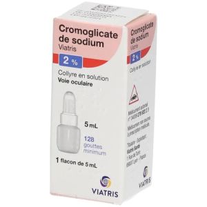 CROMOGLICATE DE SODIUM 2% FLACON 5ml