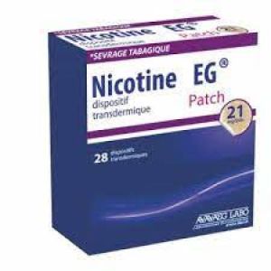 Nicotine EG Patch  21mg/24h 28 dispostifs transdermiques