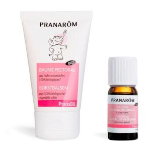Duo Baume pectoral bébé + Solution défenses naturelles offerte