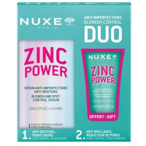 Coffret Zinc Power Sérum Anti-Imperfections 30ml +  Fluide Matifiant 15ml offert