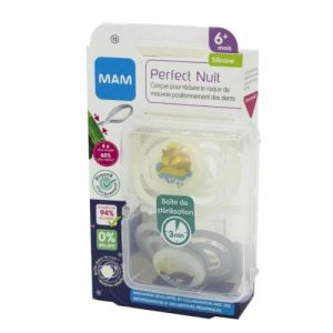 Sucette Perfect Nuit - 6+mois - Silicone X2