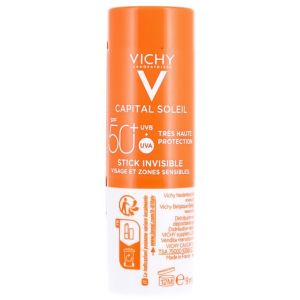 Capital Soleil Stick Zones Sensibles SPF50+ 9g