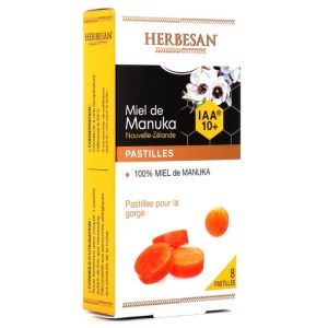 Herbesan Pastilles pour la Gorge Miel de Manuka