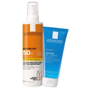 Anthelios - Spray solaire 200 ml + Gel lavant 100 ml