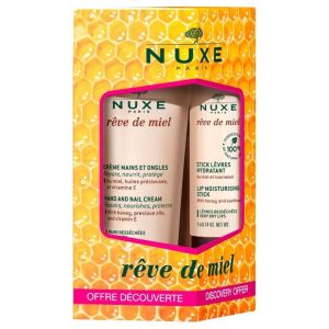 Rêve de Miel Crème Mains et Ongles 30 ml + Stick Lèvres Hydratant 4 g